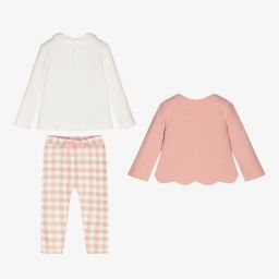 مايورال Newborn-طقم ليغنغز قطن لون زهري للمولودات | Childrensalon Outlet