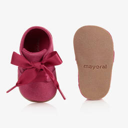 Mayoral Для новорожденных-Розовые пинетки для малышек | Childrensalon Outlet