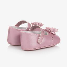 Mayoral-Baby Girls Pink Pre-Walker Shoes | Childrensalon Outlet