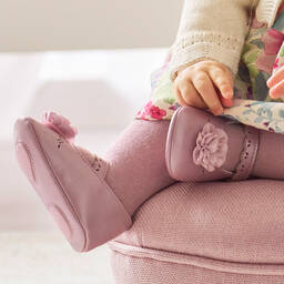 Mayoral-Baby Girls Pink Pre-Walker Shoes | Childrensalon Outlet