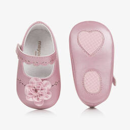 Mayoral-Baby Girls Pink Pre-Walker Shoes | Childrensalon Outlet