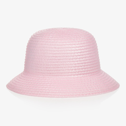 Mayoral-Розовая соломенная шляпка для малышек | Childrensalon Outlet