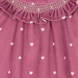 مايورال-فستان مخمل لون أرجواني للمولودات | Childrensalon Outlet