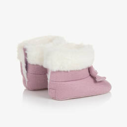 مايورال-حذاء أكريليك محبوك لون بنفسجي لمرحلة قبل المشي | Childrensalon Outlet