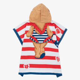 Mayoral-Красное полотенце с капюшоном Медвежонок | Childrensalon Outlet