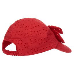 Mayoral-Красная хлопковая бейсболка для девочек | Childrensalon Outlet