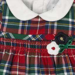 Mayoral-Baby Girls Red Cotton Dress | Childrensalon Outlet
