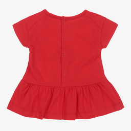 Mayoral Для новорожденных-Красное платье из джерси для малышек | Childrensalon Outlet