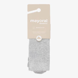 Mayoral Newborn-Baby Girls Silver Tights Set | Childrensalon Outlet