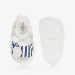 Mayoral-Baby Girls White Pre-Walker Sandals | Childrensalon Outlet