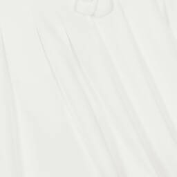 Mayoral-Белое бархатное платье для малышек | Childrensalon Outlet