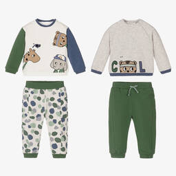 Mayoral Newborn-Baby Trouser Sets (2 Pack) | Childrensalon Outlet