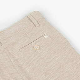 Mayoral-بنطلون بيج للأولاد من مزيج الكتان | Childrensalon Outlet