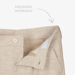 Mayoral-بنطلون بيج للأولاد من مزيج الكتان | Childrensalon Outlet