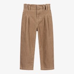 Mayoral-بنطلون قطن كوردروي لون بيج للبنات | Childrensalon Outlet