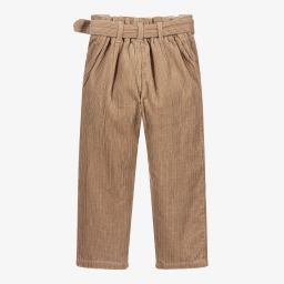 Mayoral-بنطلون قطن كوردروي لون بيج للبنات | Childrensalon Outlet