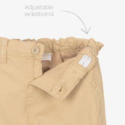 مايورال Newborn-بنطلون قطن تويل لون بيج للمواليد | Childrensalon Outlet