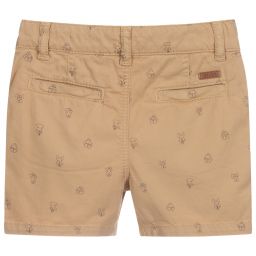 Mayoral-شورت أطفال ولادي قطن تويل لون بيج | Childrensalon Outlet