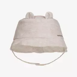 Mayoral Для новорожденных-Beige Reversible Baby Sun Hat | Childrensalon Outlet