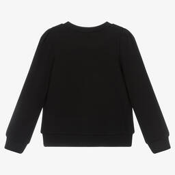 Mayoral-سويتشيرت فيسكوز جيرسي لون أسود للبنات | Childrensalon Outlet