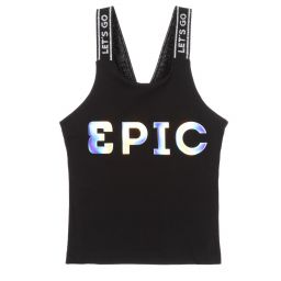 Mayoral-Черная спортивная майка из хлопка | Childrensalon Outlet