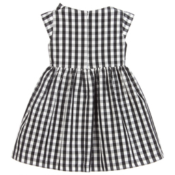Mayoral-Black Gingham Dress | Childrensalon Outlet
