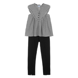 Mayoral-Black Gingham Leggings Set | Childrensalon Outlet