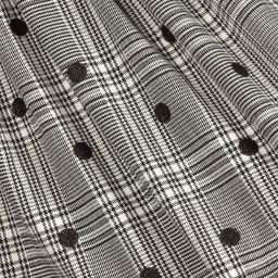 Mayoral-Black & Ivory Check Skirt | Childrensalon Outlet