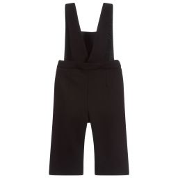 Mayoral-Black Jersey Dungarees | Childrensalon Outlet