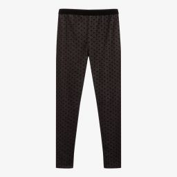 Mayoral-Черные легинсы в горошек | Childrensalon Outlet