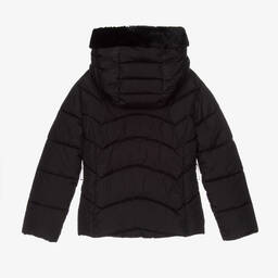 Mayoral-Black Puffer Jacket & Belt Bag | Childrensalon Outlet