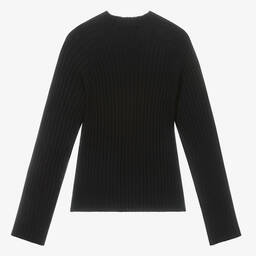 Mayoral-Black Turtle Neck Sweater | Childrensalon Outlet
