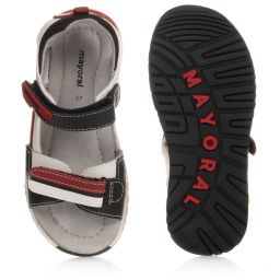 Mayoral-Черно-белые сандалии | Childrensalon Outlet