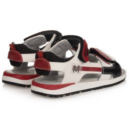 Mayoral-Черно-белые сандалии | Childrensalon Outlet