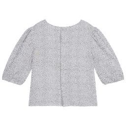 Mayoral-Черно-белая блузка из вискозы | Childrensalon Outlet