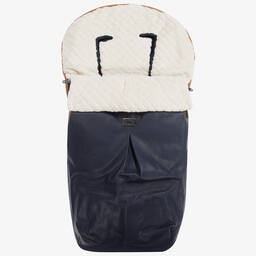 Mayoral Newborn-Blue Car Seat Baby Nest (90cm) | Childrensalon Outlet