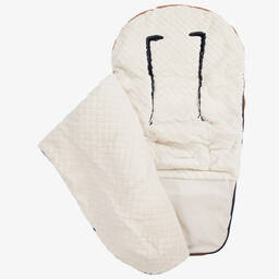 Mayoral Newborn-Blue Car Seat Baby Nest (90cm) | Childrensalon Outlet