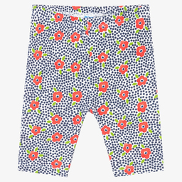 مايورال-ليغنغز أطفال بناتي قطن جيرسي لون كحلي بطبعة ورود | Childrensalon Outlet