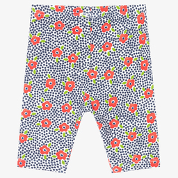 مايورال-ليغنغز أطفال بناتي قطن جيرسي لون كحلي بطبعة ورود | Childrensalon Outlet