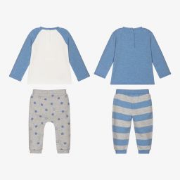 Mayoral Для новорожденных-Голубые костюмы с динозаврами (2шт.) | Childrensalon Outlet