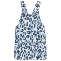 Mayoral-Blue Dungaree Dress | Childrensalon Outlet