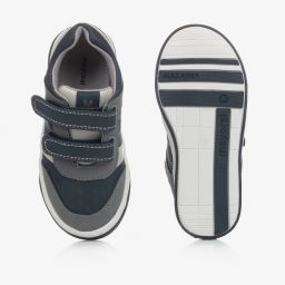 مايورال-ترينرز جلد صناعي بشريط لاصق لون كحلي ورمادي | Childrensalon Outlet