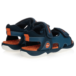 مايورال-صندل جلد لون أزرق وبرتقالي للأولاد | Childrensalon Outlet