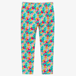 مايورال-ليغنغز قطن جيرسي لون أزرق وزهري للبنات | Childrensalon Outlet