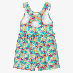 Mayoral-بلاي سوت قطن جيرسي لون أزرق وزهري للبنات | Childrensalon Outlet