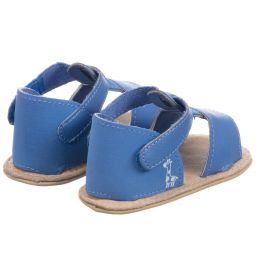 مايورال Newborn-صندل جلد إصطناعي لون أزرق لمرحلة ما قبل المشي | Childrensalon Outlet