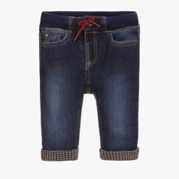 مايورال-جينز دنيم أطفال ولادي بقصة عادية لون أزرق | Childrensalon Outlet