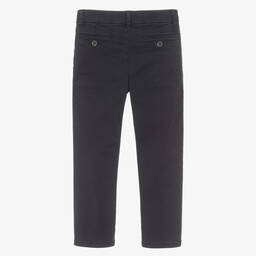 Mayoral-بنطلون تشينو قطن تويل لون كحلي للأولاد | Childrensalon Outlet