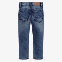 Mayoral-Blue Slim Fit Denim Jeans | Childrensalon Outlet