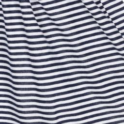 Mayoral-Синее хлопковое платье в полоску | Childrensalon Outlet